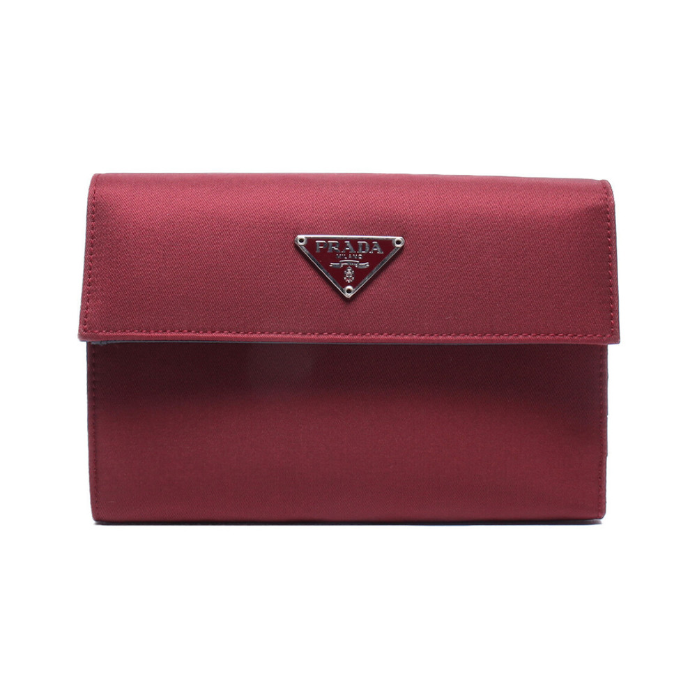 Prada Tri-Fold Wallet Red - image 1